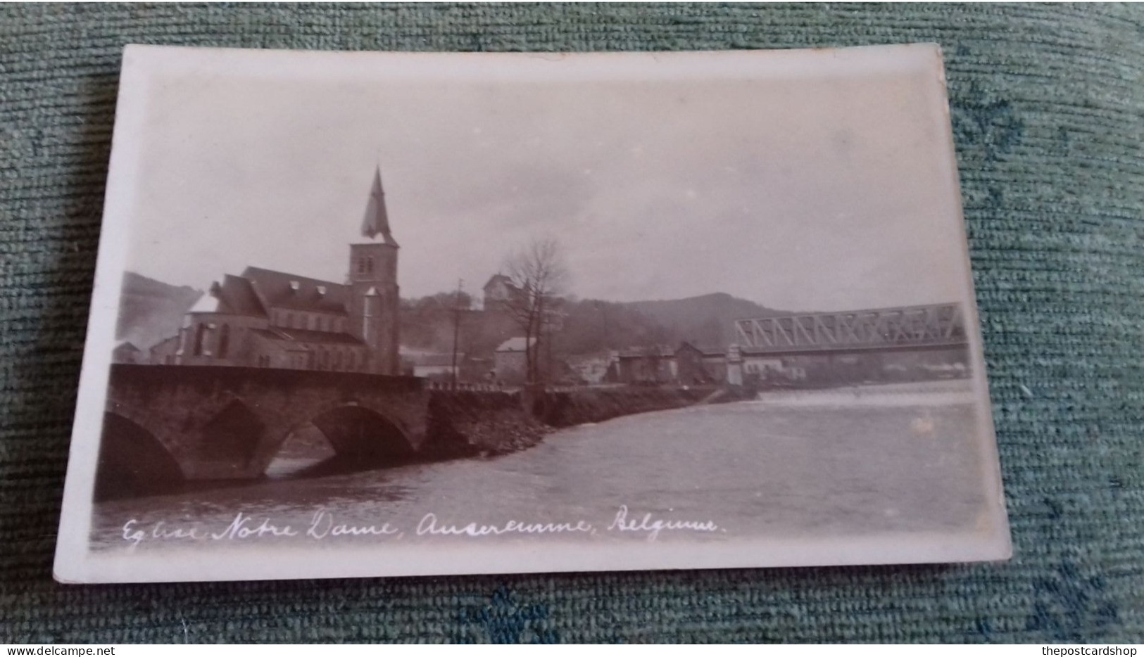 BELGIUM Anseremme Pont St-Jean Et Eglise Confluent De La Lesse Et De La Meuse Eglise Notre Dame British Publisher ! - Dinant