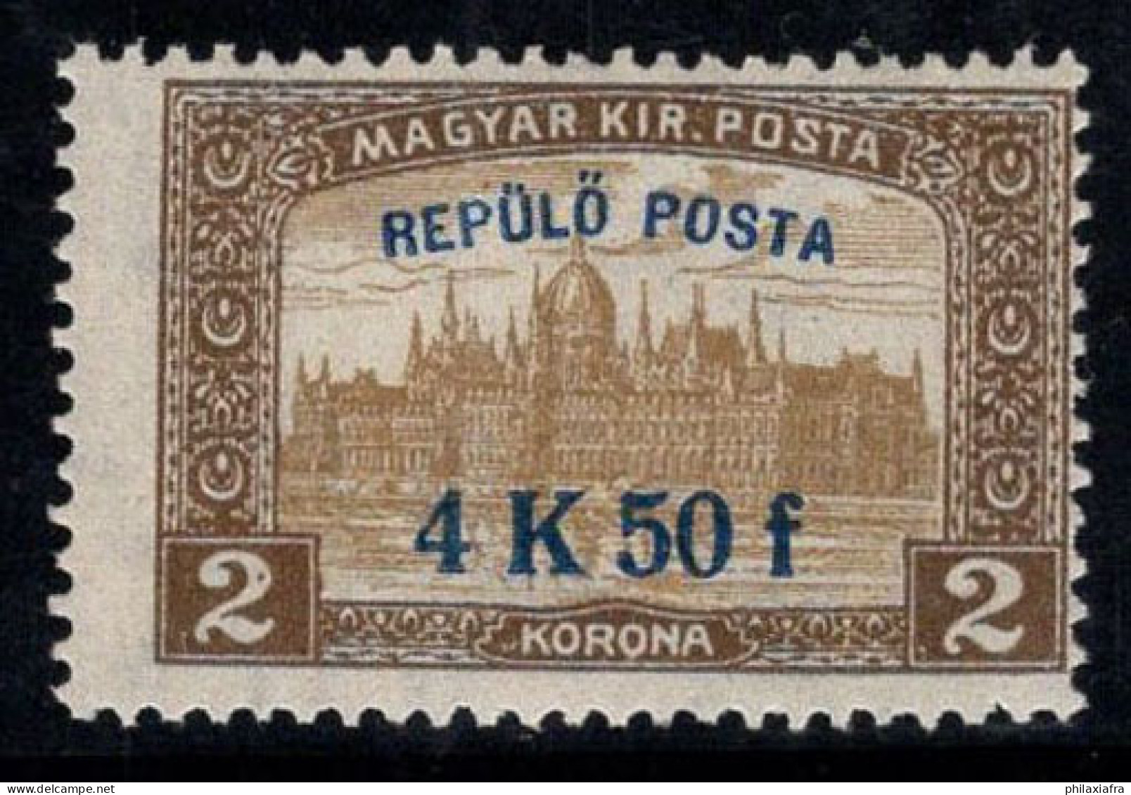 Hongrie 1918 Mi. 211 Neuf ** 100% Poste Aérienne 4.50 Kr - Unused Stamps
