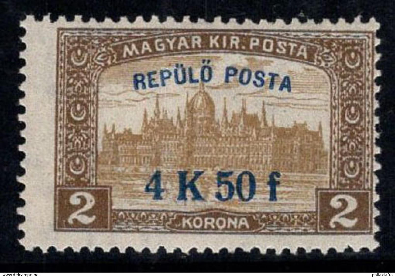 Hongrie 1918 Mi. 211 Neuf ** 100% Poste Aérienne 4.50 Kr - Ungebraucht