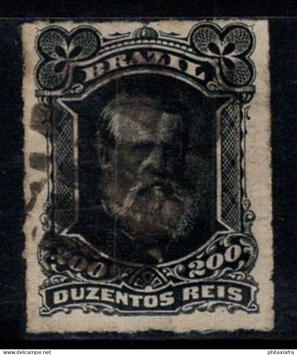 Brésil 1877 Mi. 43 Oblitéré 100% Pedro II, 200 R - Oblitérés