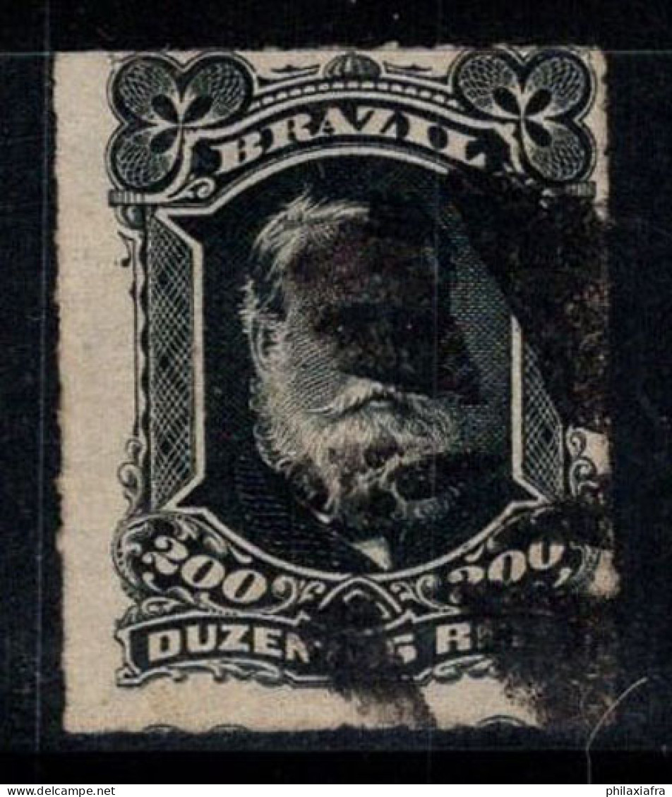 Brésil 1877 Mi. 43 Oblitéré 100% 200 R, Pedro II - Used Stamps