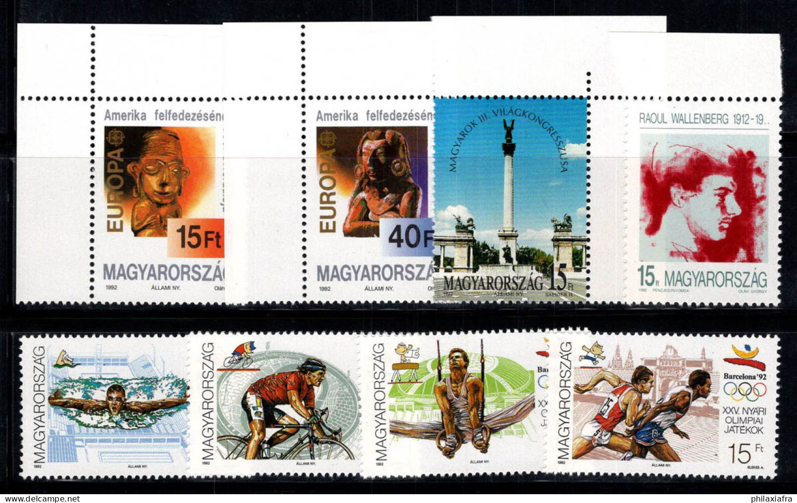 Hongrie 1992 Neuf ** 100% Sculpture Maya, Jeux Olympiques, Colonne, Budapest - Unused Stamps