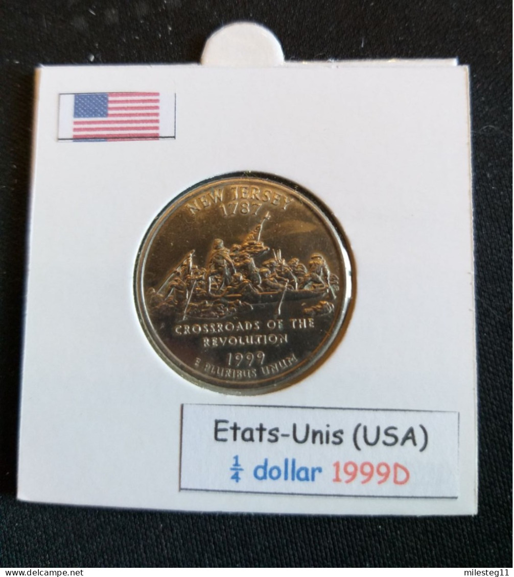 Etats-Unis Quater Dollar 1999D (New Jersey) - 1999-2009: State Quarters