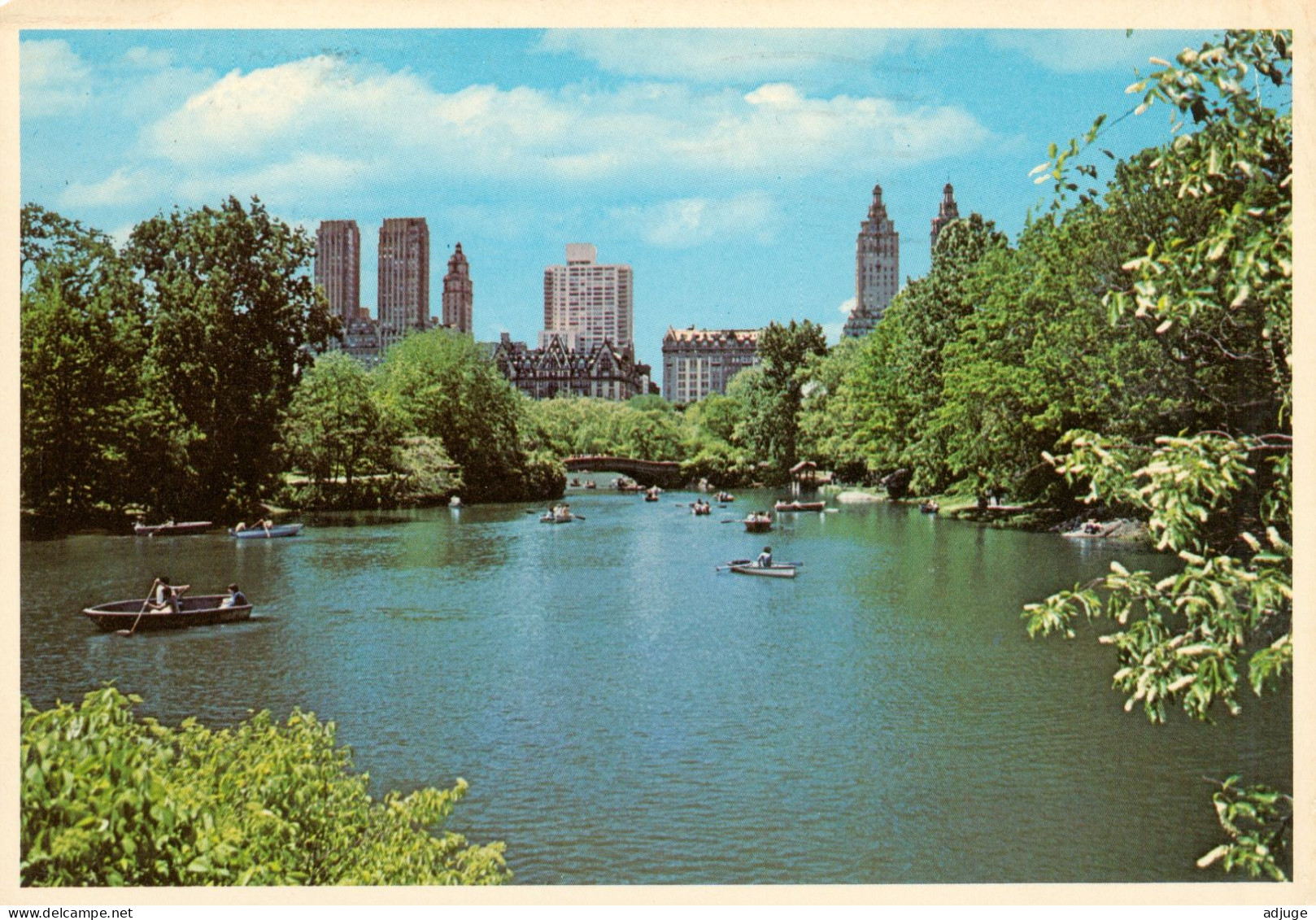 CPM- NEW YORK CITY, CENTRAL PARK, Panoramic View * SUP* 2 Scans - Central Park