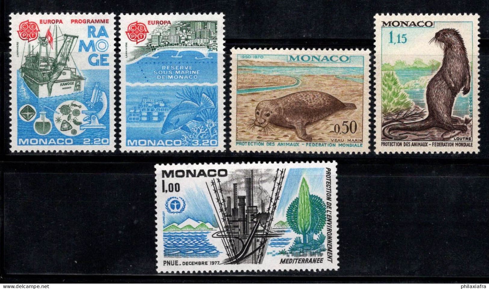 Monaco 1970-84 Neuf ** 100% Réserve Submergée,Protection Des Animaux - Autres & Non Classés