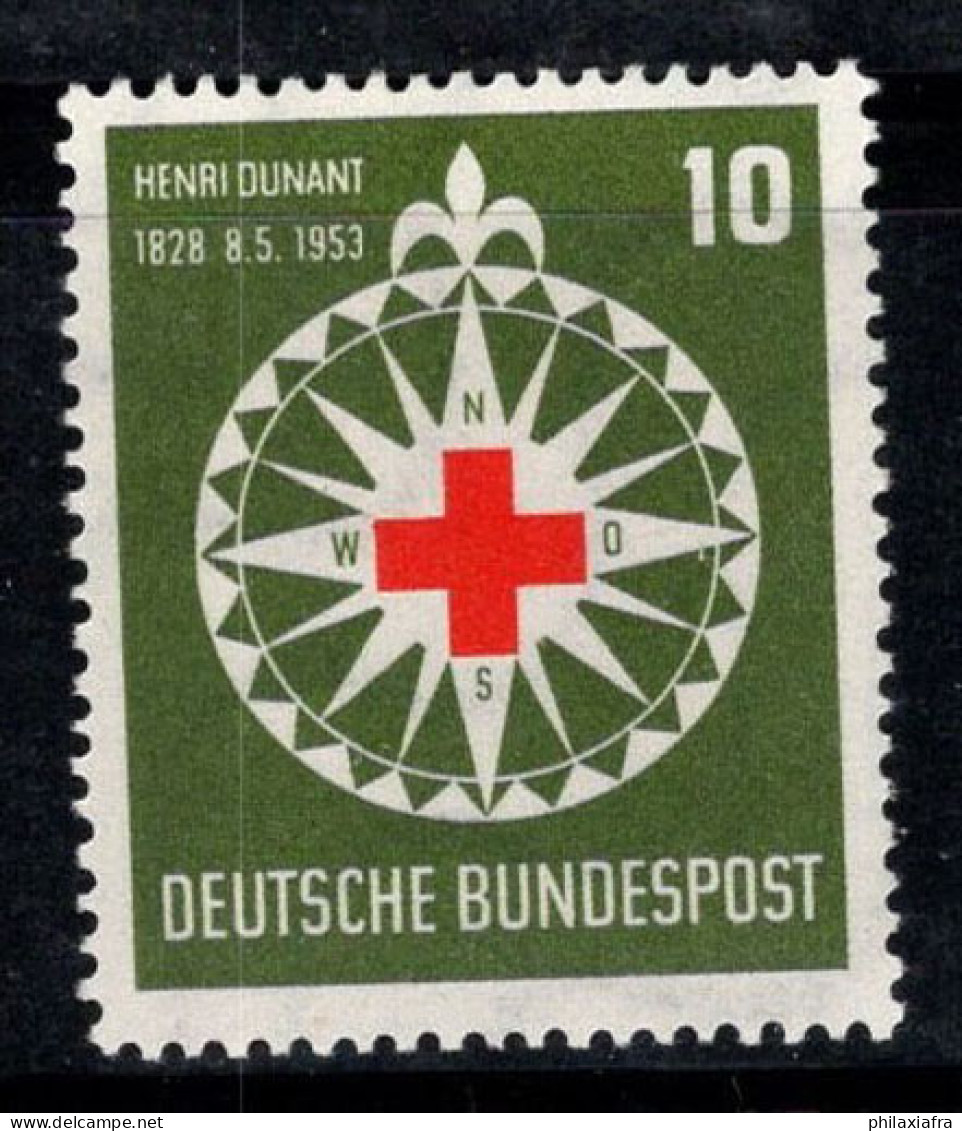 Allemagne Bund 1953 Mi. 164 Neuf ** 100% 10 Pf, Croix-Rouge - Ungebraucht