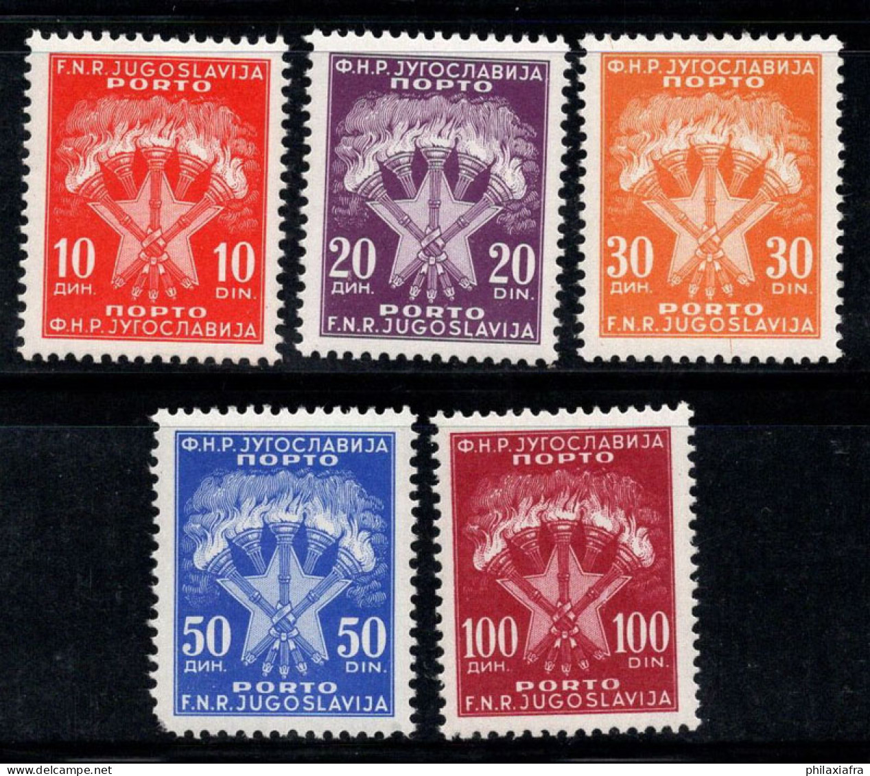 Yougoslavie 1962 Mi. 108-112 Neuf ** 100% Timbre-taxe Armoiries - Timbres-taxe