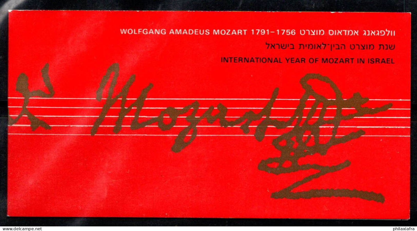 Israël 1991 Mi. 1204 Carnet 100% Neuf ** Mozart - Postzegelboekjes