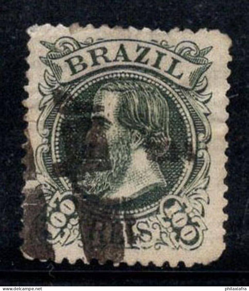 Brésil 1881 Mi. 49 Oblitéré 80% Pedro II, 100 R - Gebraucht