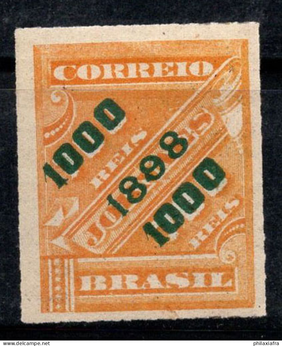 Brésil 1898 Mi. 121 Neuf * MH 60% 1000 R Surimprimé - Unused Stamps