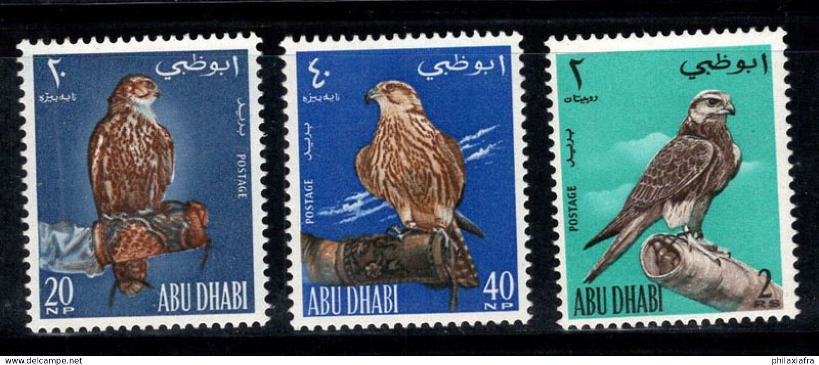 Abou Dhabi 1965 Mi. 12-14 Neuf ** 100% OISEAUX - Abu Dhabi