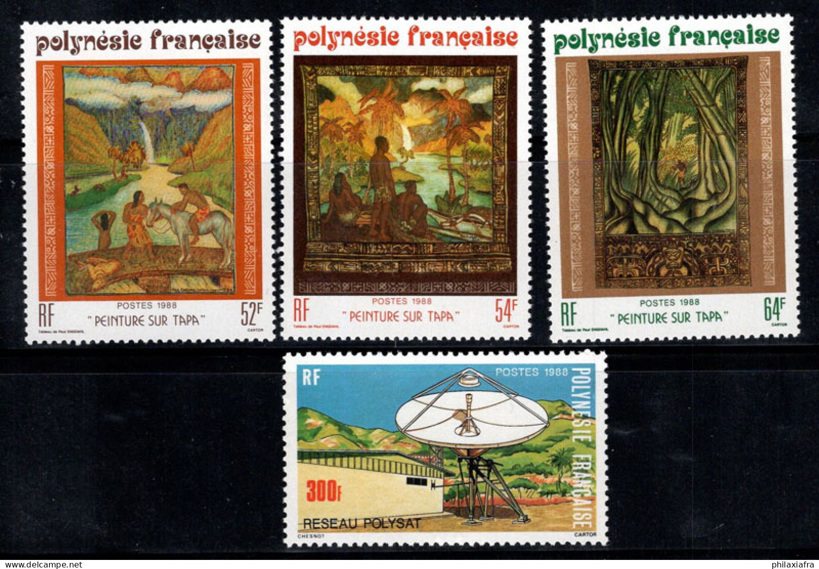 Polynésie Française 1988 Yv. 303-306 Neuf ** 100% Art, Polysat - Neufs