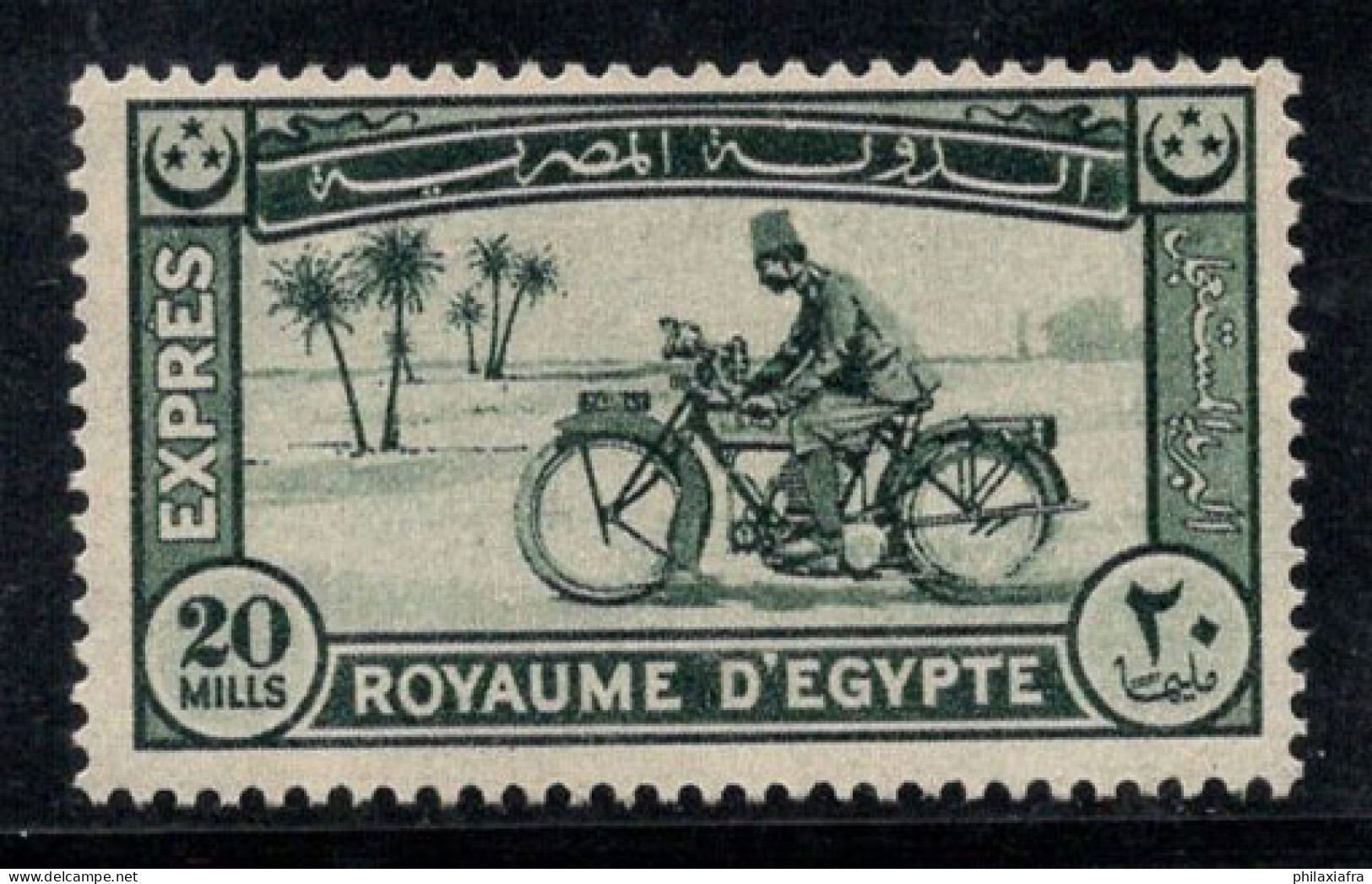 Égypte 1926 Mi. 108 Neuf ** 80% Exprés 20 M, Motard - Nuevos