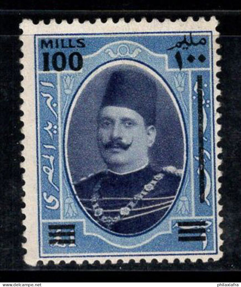 Égypte 1932 Mi. 159 Neuf * MH 100% Surimprimé 100 M - Unused Stamps