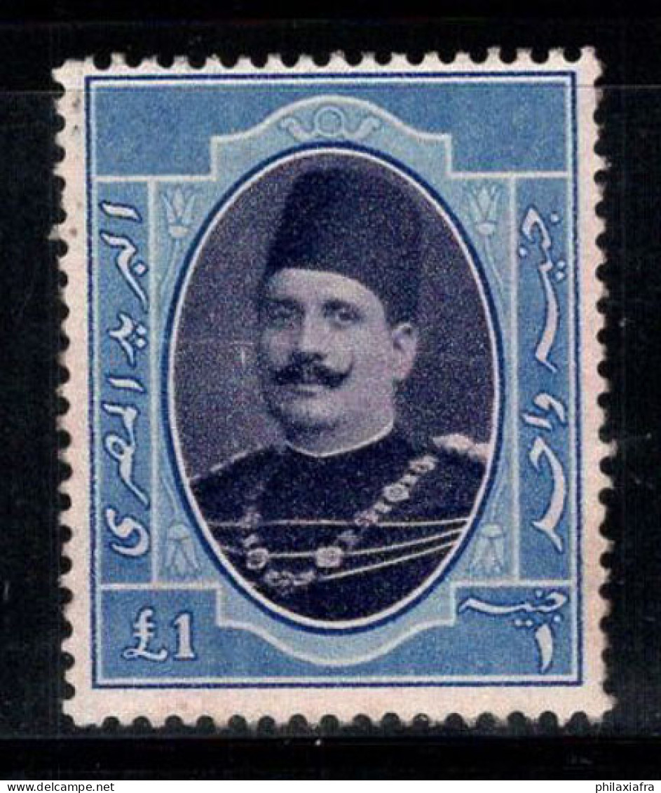 Égypte 1923 Mi. 93 Neuf ** 40% 1 £, Roi Fouad I - Neufs