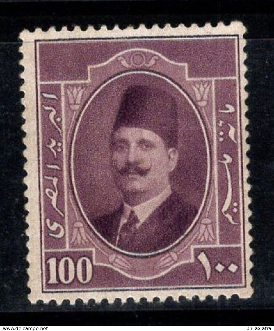 Égypte 1923 Mi. 91 Neuf * MH 100% 100 M, Roi Fouad I - Neufs