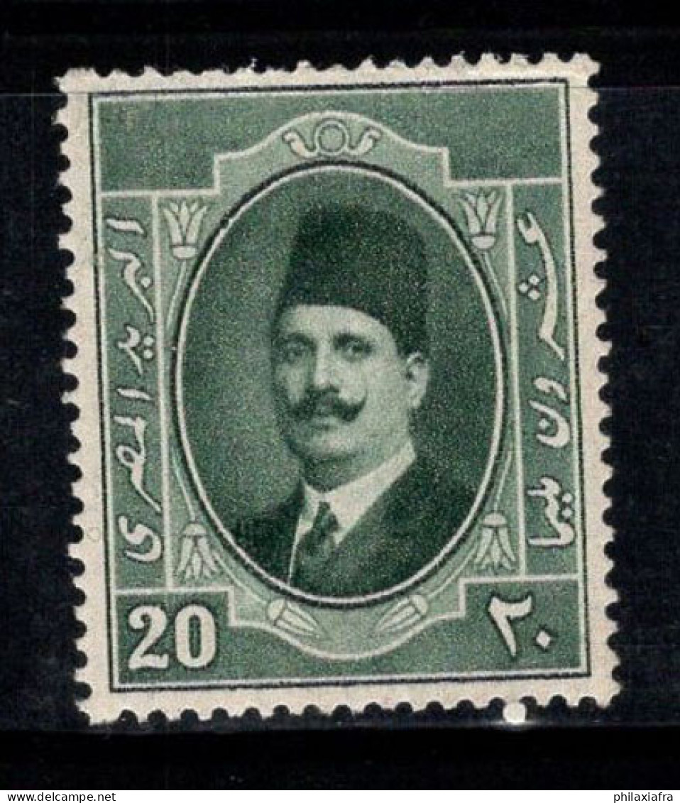 Égypte 1923 Mi. 89 Neuf ** 100% Roi Fouad I, 20 M - Unused Stamps