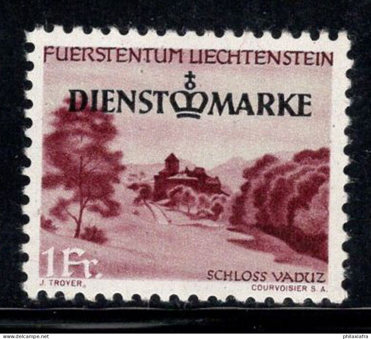 Liechtenstein 1947 Mi. 33 Neuf ** 100% Service 1 Fr - Service