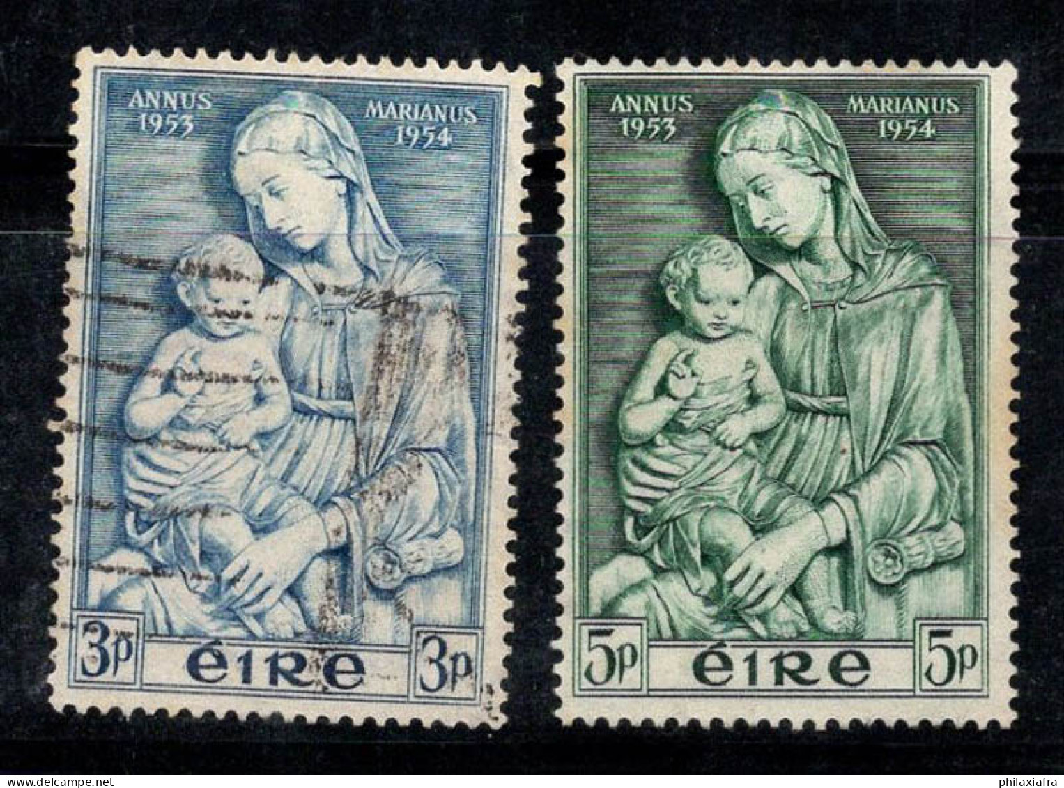 Irlande 1954 Mi. 120-121 Oblitéré 100% Madone - Used Stamps