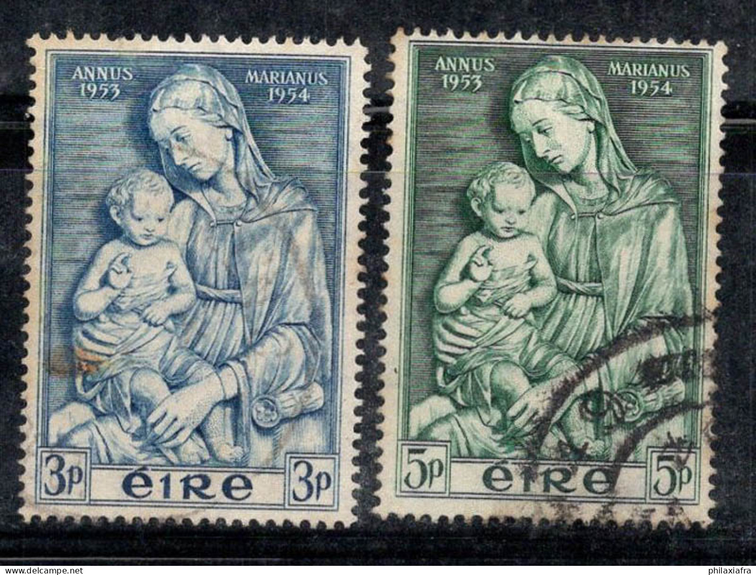 Irlande 1954 Mi. 120-121 Oblitéré 100% Madone - Usati