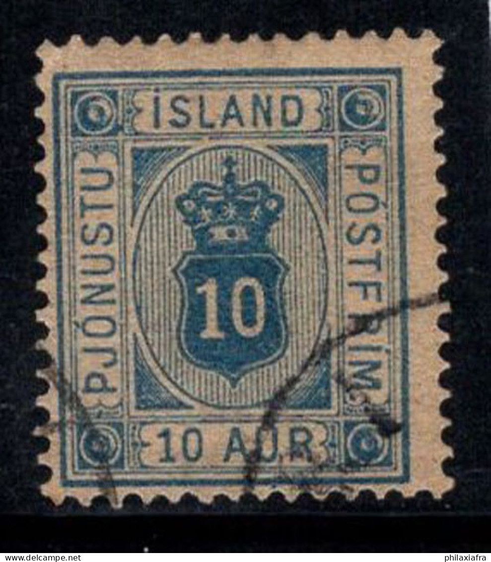 Islande 1876 Mi. 5 A Oblitéré 100% Service 10 A - Dienstmarken