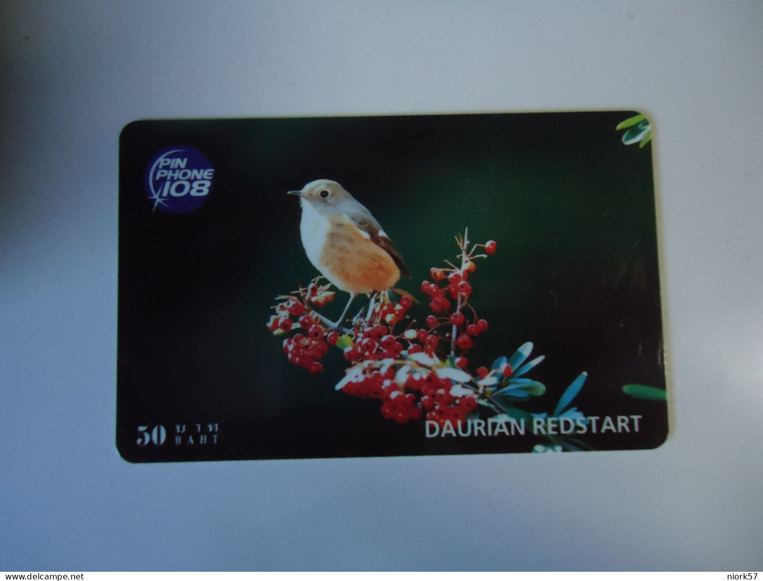 THAILAND USED  CARDS PIN 108  BIRDS BIRD - Songbirds & Tree Dwellers