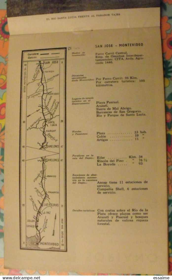 Uruguay. turismo en el Oeste. document touristique vers 1960