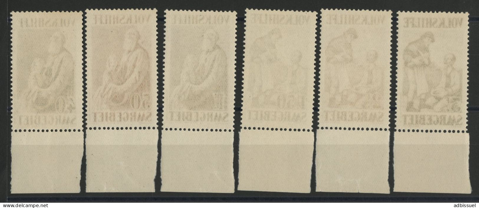 SARRE N° 125 à 130 (Mi 128 à 133) Neufs ** (MNH) Cote 250 € TB - Unused Stamps