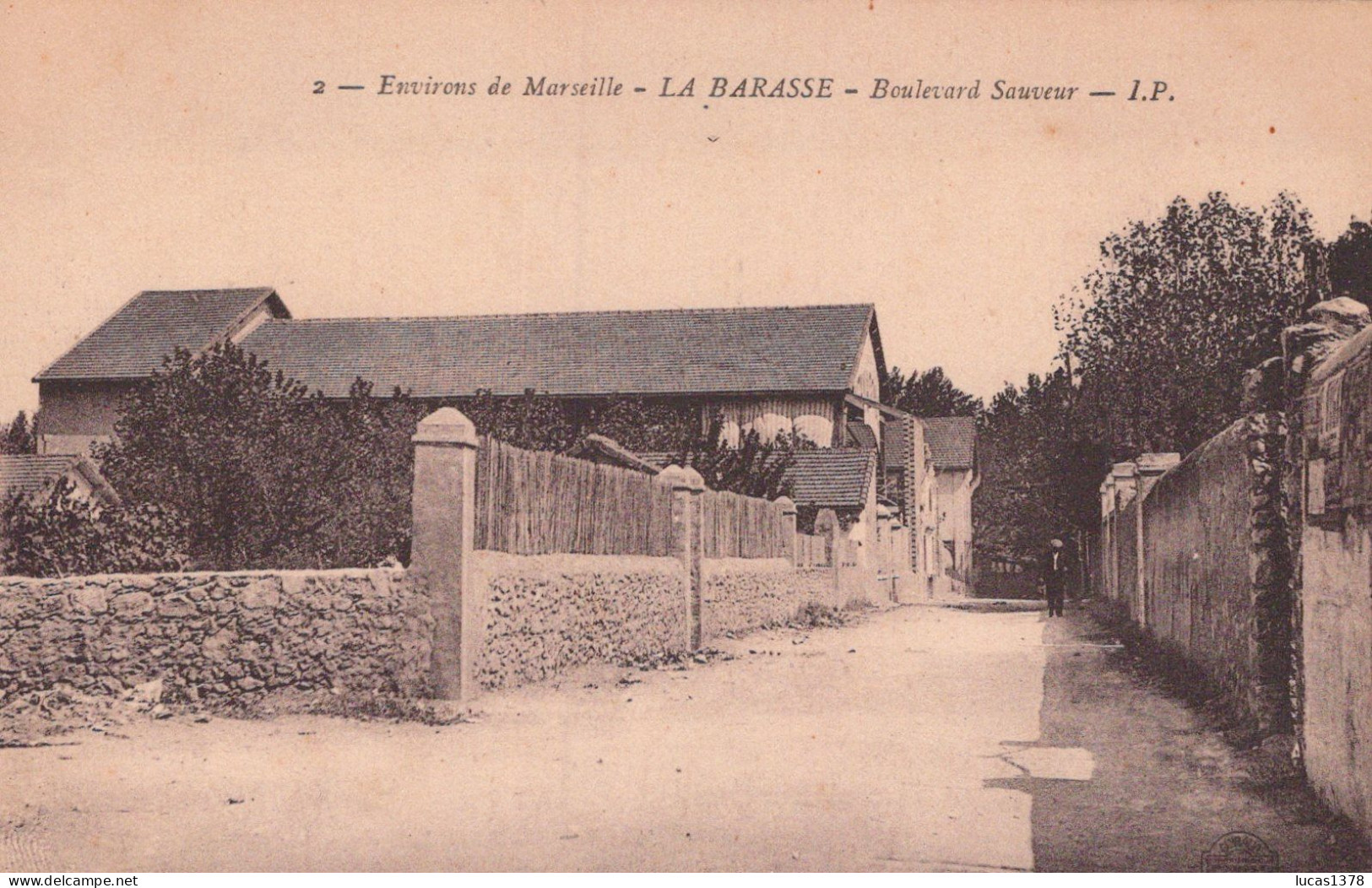 13 / MARSEILLE / LA BARASSE / BOULEVARD SAUVEUR / IP 2 - Saint Marcel, La Barasse, Saintt Menet