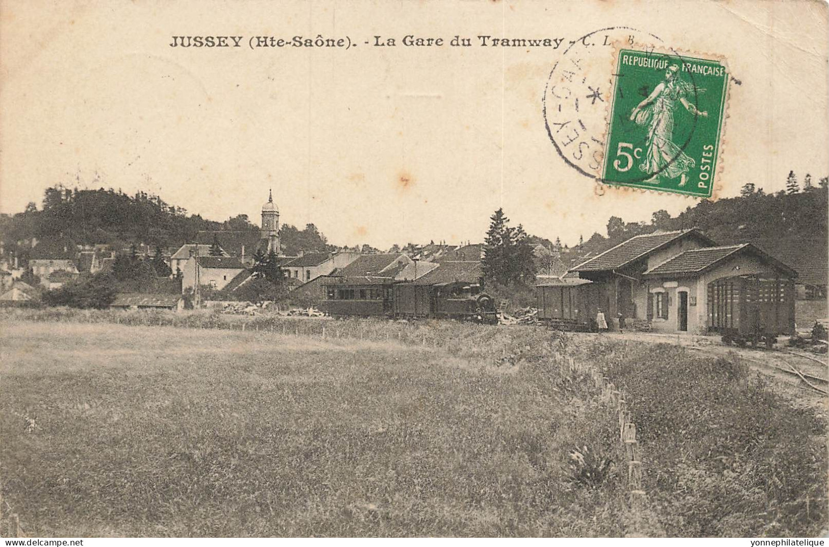 70 - HAUTE-SAÔNE - JUSSEY - La Gare Du Tramway - Défaut Pliures Voir Scans Recto Et Verso - 10155 - Jussey