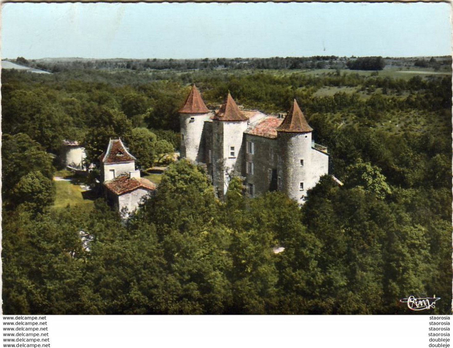 D46  MONTCUQ  Vue Aérienne- Le Château De Charry  ..... - Montcuq