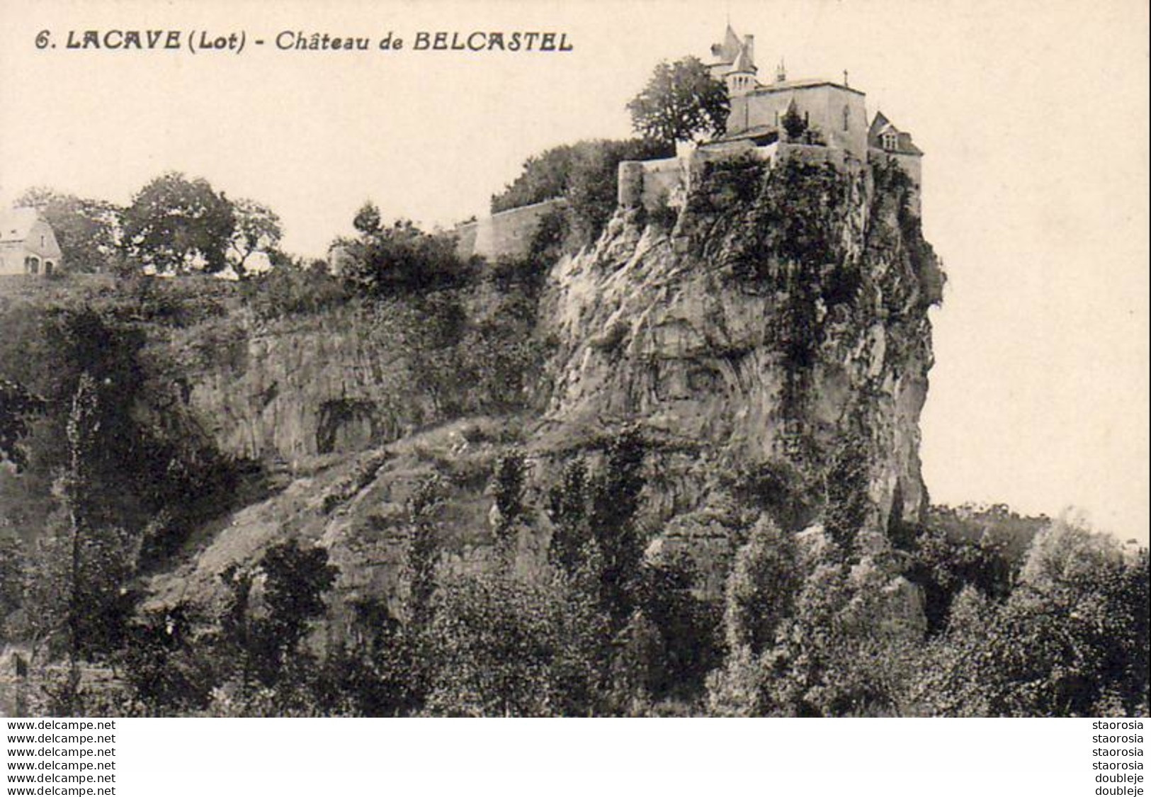 D46  LACAVE  Château De BELCASTEL  ..... - Lacave