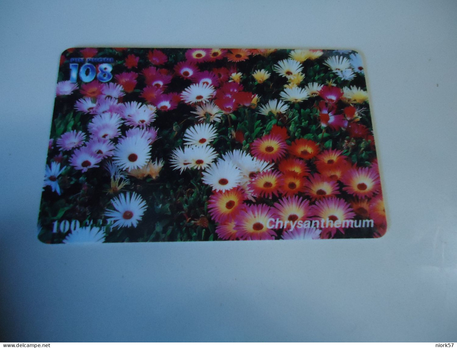 THAILAND USED   CARDS PIN 108  FLOWERS - Blumen