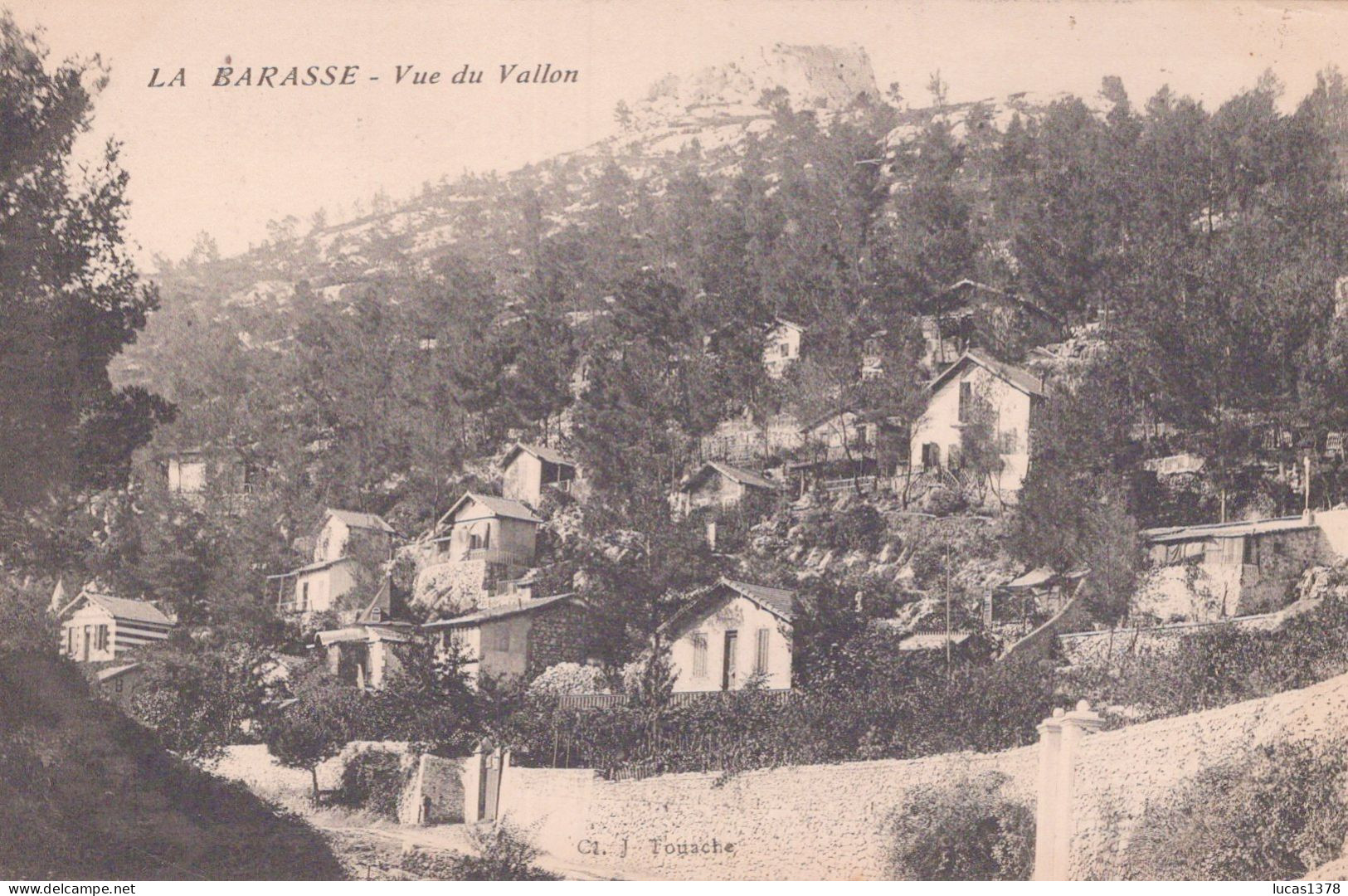 13 / MARSEILLE / LA BARASSE / VUE DU VALLON - Saint Marcel, La Barasse, Saintt Menet