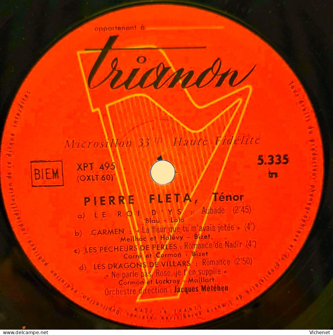 Pierre Fleta - Airs D'Opéra Célèbres - 25 Cm - Special Formats