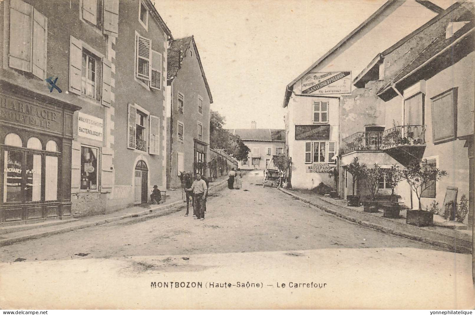 70 - HAUTE-SAÔNE - MONTBOZON - Le Carrefour - Animation - 10163 - Montbozon