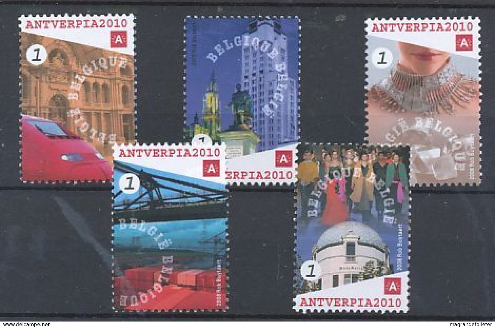 TIMBRE  ZEGEL STAMP  BELGIQUE PETIT LOT 10 X VALEURS CONSTANTES BELGIQUE  XX 3767-3771  XX - 2013-... Roi Philippe