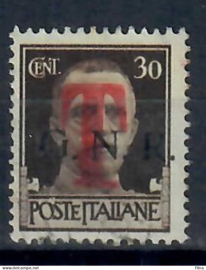 ITALIA GNR TIRATURA DI BRESCIA CENT. 30 BRUNO SEGNATASSE DI EMERGENZA USATO - Postage Due