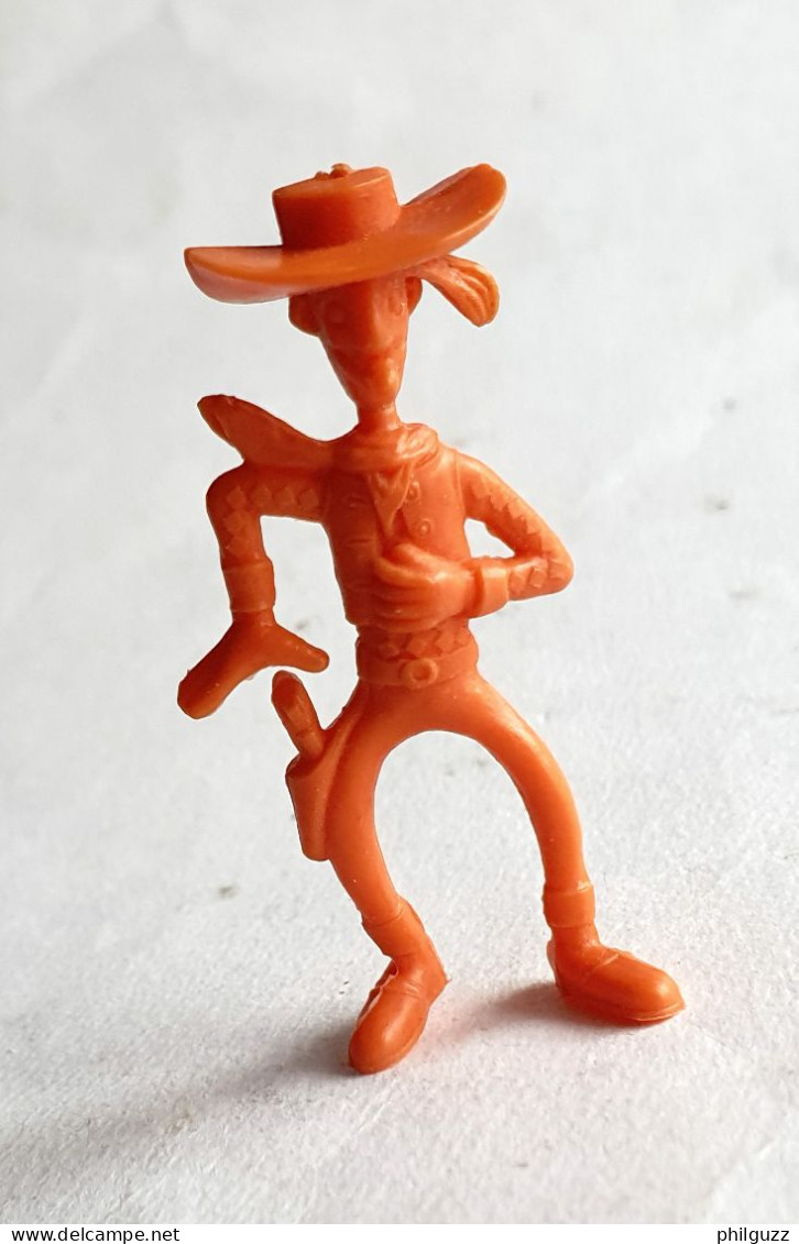 Rare FIGURINE MONOCHROME LUCKY LUKE MORRIS - GOSCINNY LUCKY LUKE Orange INTERMINT - Sonstige & Ohne Zuordnung