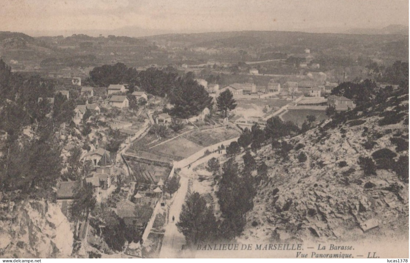 13 / MARSEILLE / LA BARASSE / VUE PANORAMIQUE / LL 2 - Saint Marcel, La Barasse, Saintt Menet