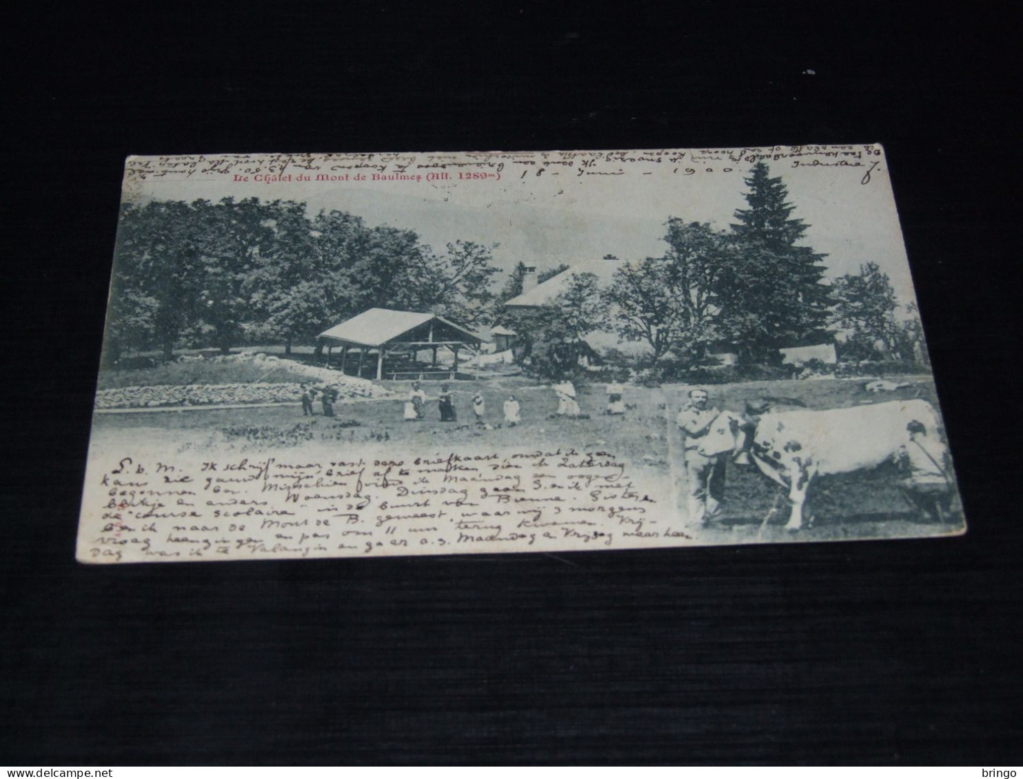 67020-     SUISSE, LE CHALET DU MONT DE BAULMES - 1900 - Baulmes