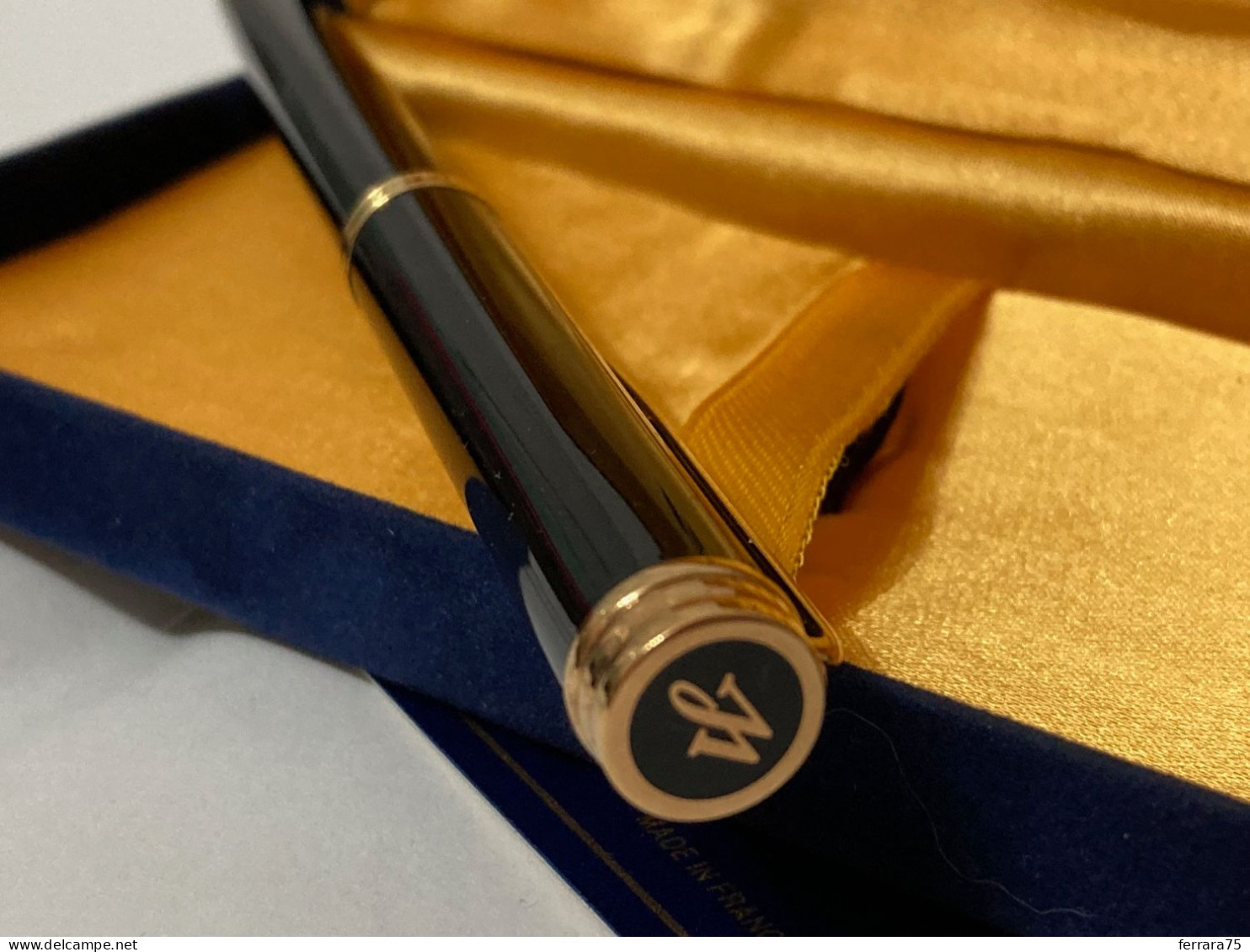 PENNA STILOGRAFICA WATERMAN IDEAL PARIS PENNINO ORO 18K 750 GOLD CON SCATOLA.