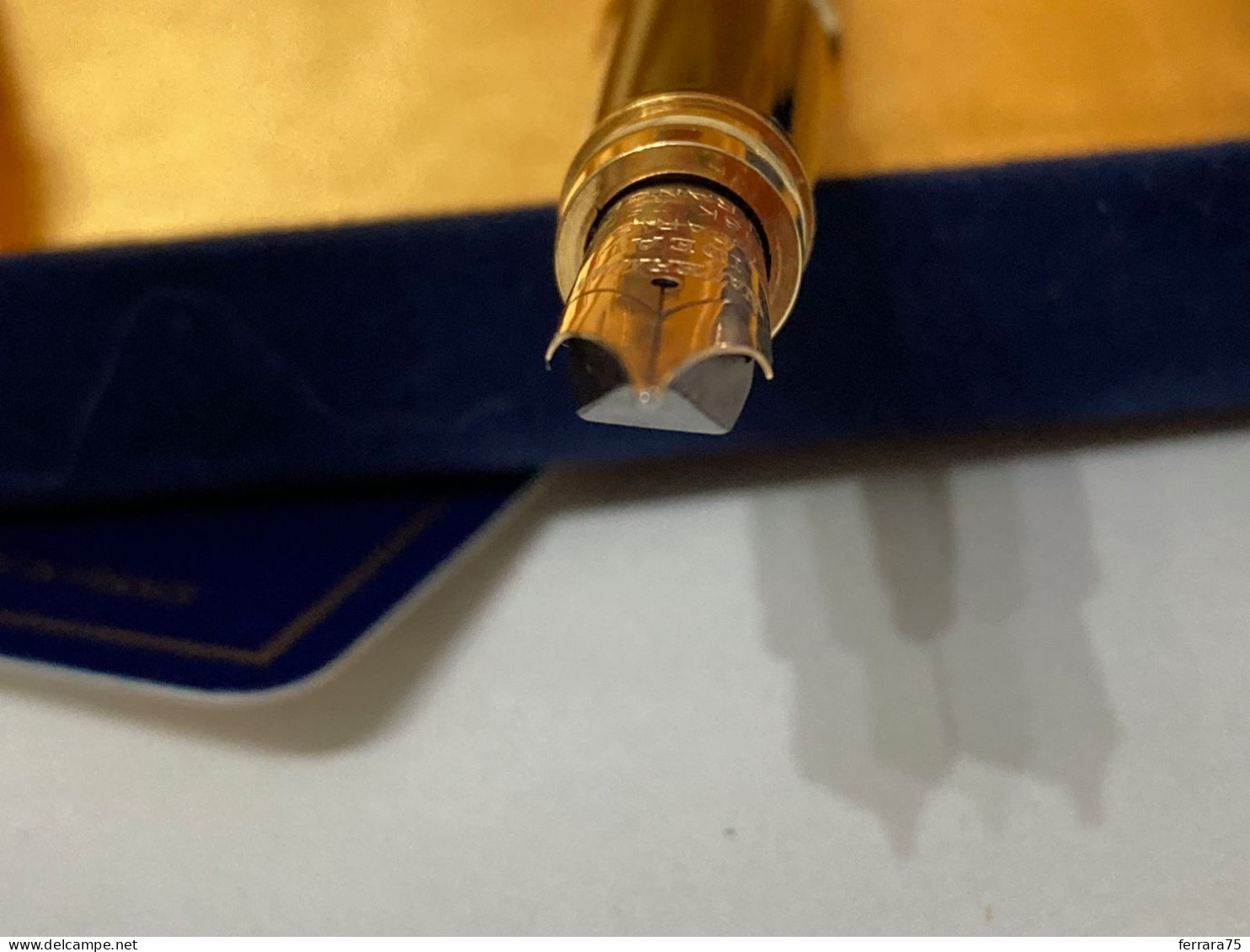 PENNA STILOGRAFICA WATERMAN IDEAL PARIS PENNINO ORO 18K 750 GOLD CON SCATOLA.