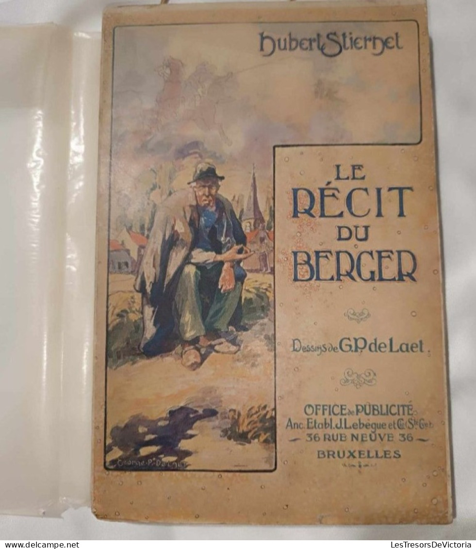 Livre - Roman - Hubert Stiernet - Le Récit Du Berger - Dessins GP De Luet - Belgian Authors