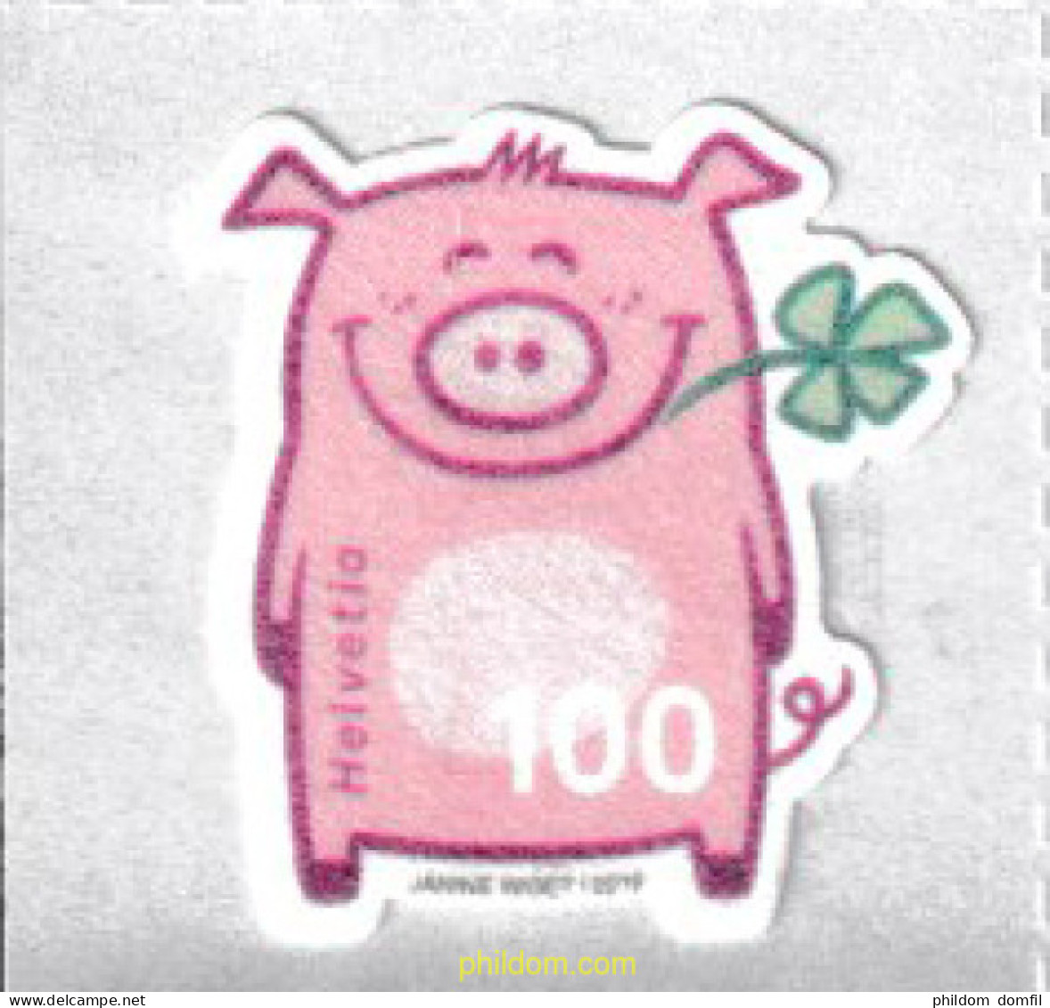 606638 MNH SUIZA 2019 LUCKY PIG - Neufs