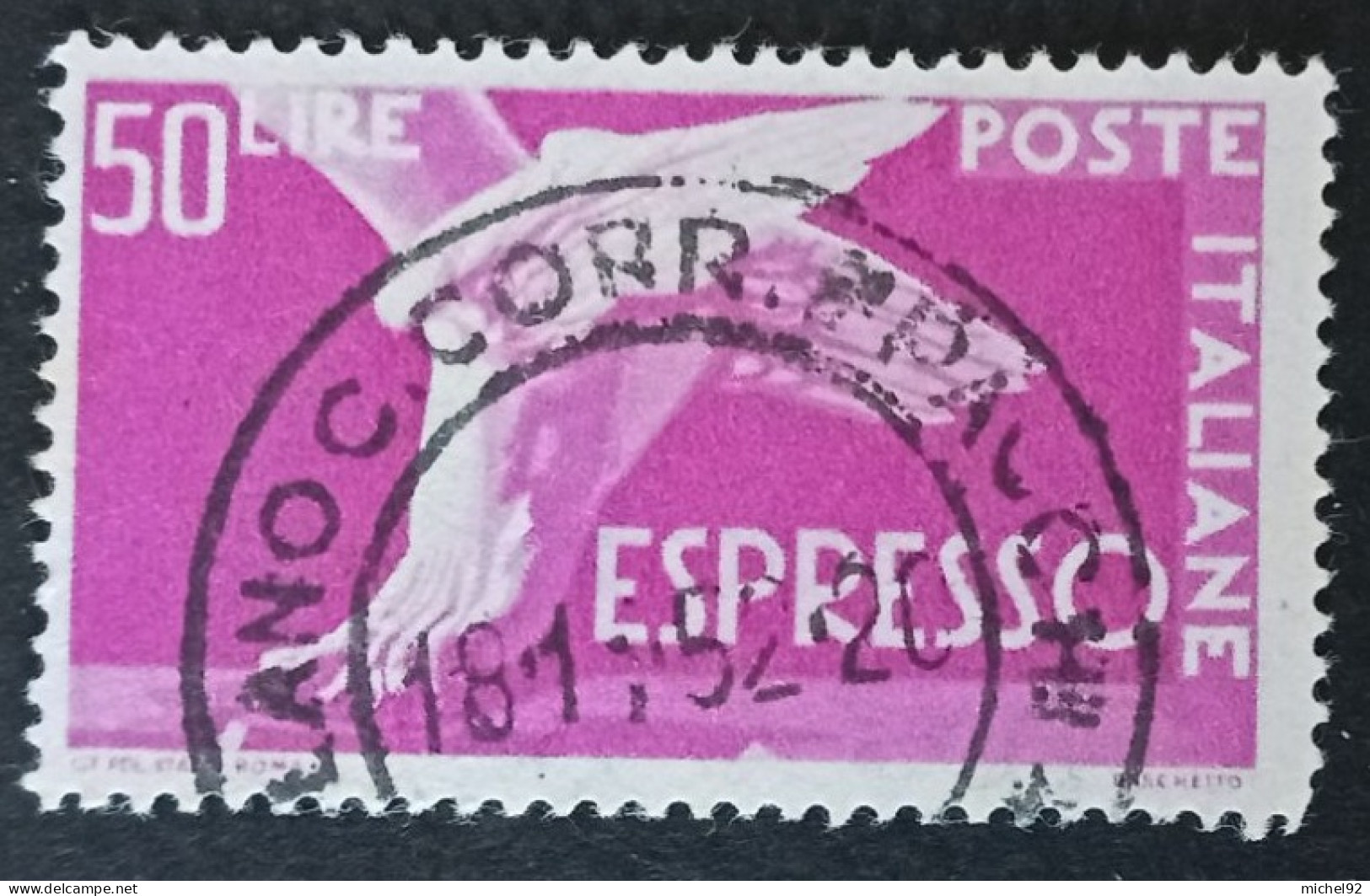 Italie - Express - 1945-51 - YT N°31A - Oblitéré - Express/pneumatic Mail