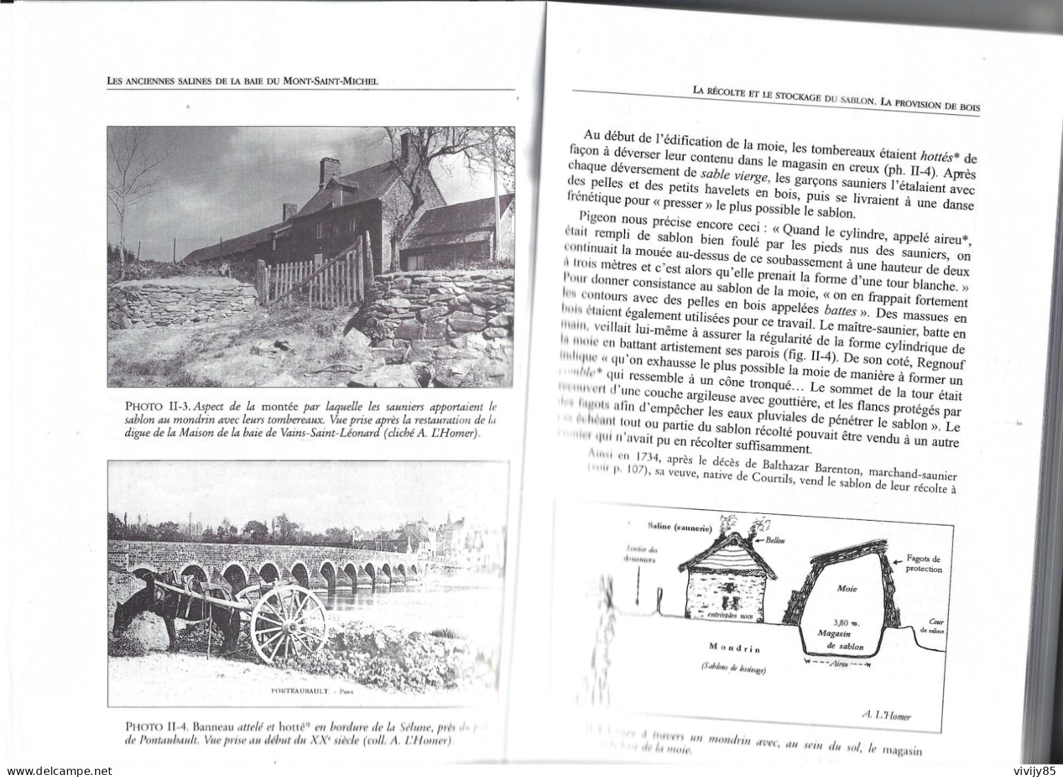 85 - Livre Illustré "Baie Du MONT SAINT MICHEL , Anciennes Salines " - MARCEY-GRANVILLE-VAINS-AVRANCHES - Pays De Loire