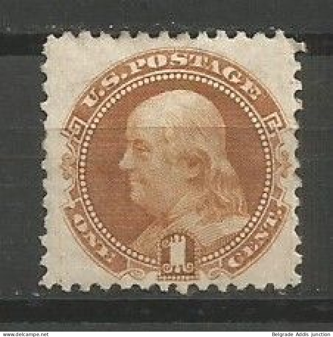 USA Scott #112 MH / * 1869 Scott CV: 650.00$ - Unused Stamps