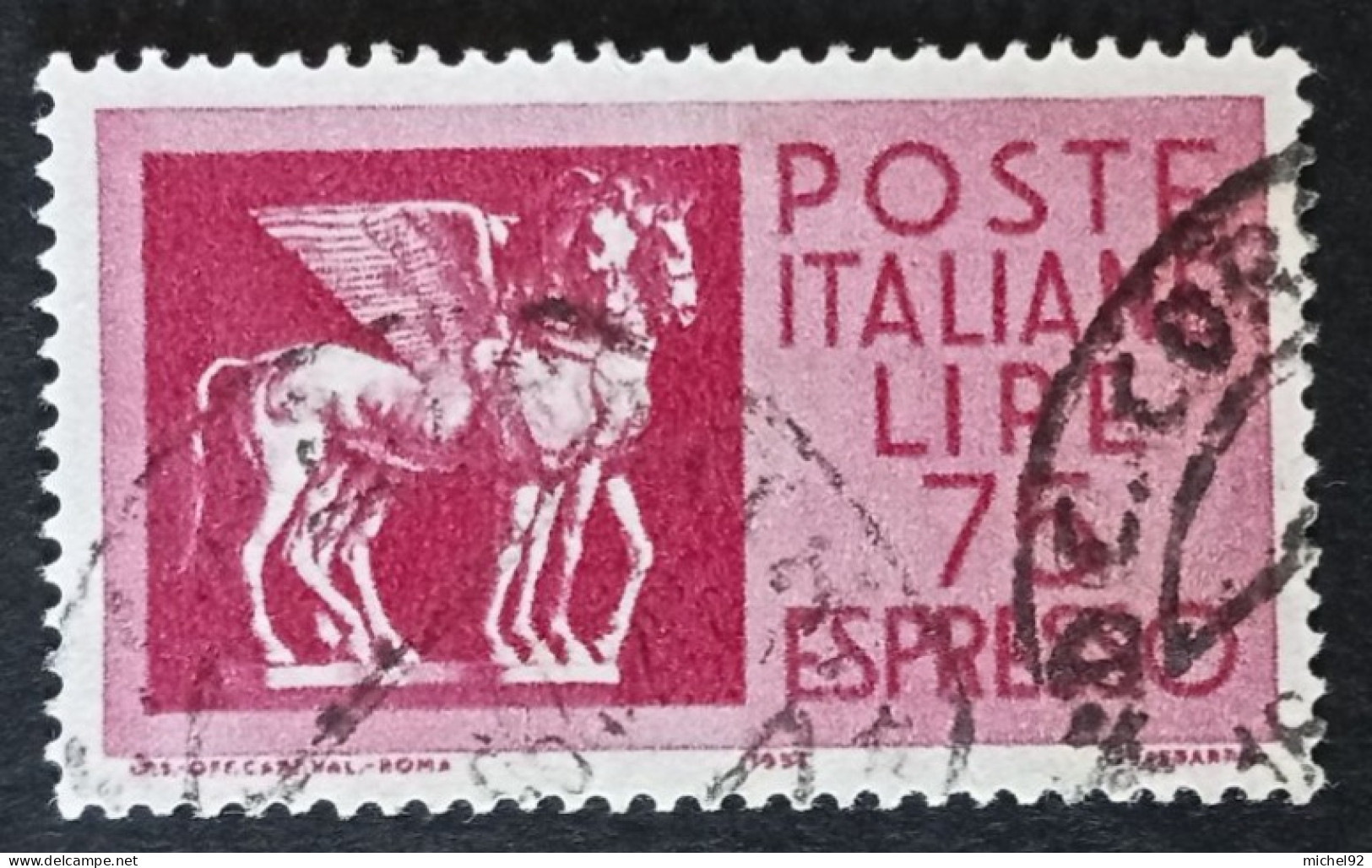 Italie - Express - 1958-66 - YT N°43 - Oblitéré - Express/pneumatic Mail