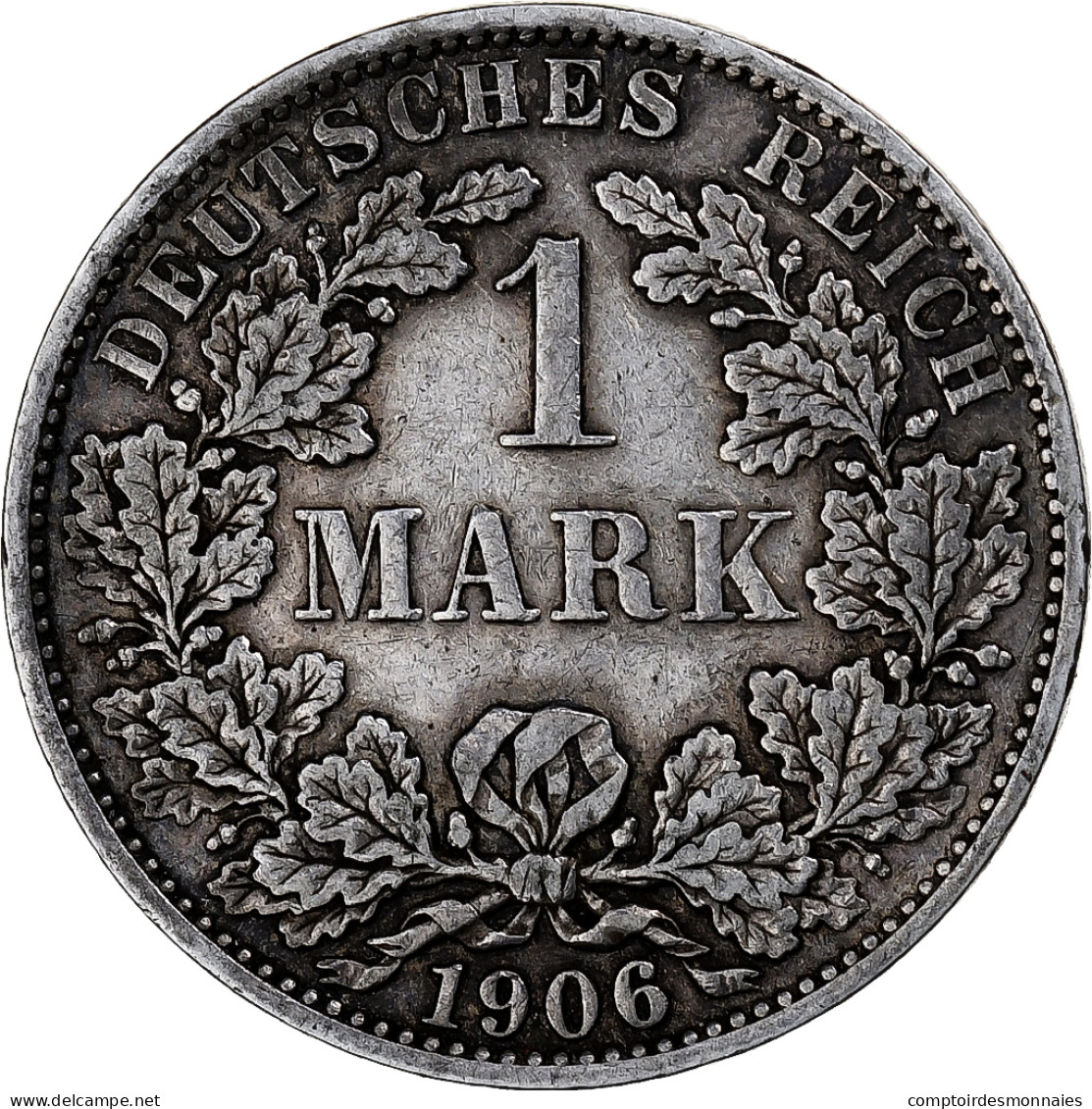 Allemagne, Empire, Guillaume II, 1 Mark, 1906 A, KM 14 - 1 Mark